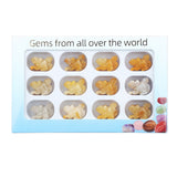 1.0 Inch Hand Carved Squirrel Gemstone Figurine Ornament 12PCS In Box for Home Office Desk Decor #SP2322-12PA