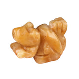1.0 Inch Hand Carved Squirrel Gemstone Figurine Ornament for Home Office Desk Decor #SP2322