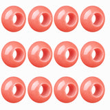 Wholesale 12PCS Round Gemstone Beads Drilled 5mm Large Hole Polished Stone Ball for DIY Jewelry Making