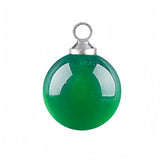 10MM Gemstone Round Ball Pendant Silver Cap for DIY Jewelry Making
