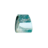 Natural agate crystal fan axe with large hole and thick rope Pendant Polishing, Wire Wrapping, Wicca & Reiki Crystal Healing