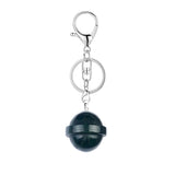 20mm Natural Crystal Planet Keychain, Cute Multicolor Stone Pendant for Bags & Wallets