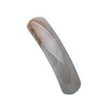 10×36mm Smooth Curve Natural Stone Pendant | Polished Red Jasper Bead for DIY Bracelet & Jewelry Making