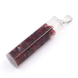 Crystal gravel pendant Amethyst Pendant Square column women's Fashion Pendant Hexagonal Natural Crystal Quartz Healing