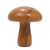 Natural Crystal Mushroom Carving Figurine | Mini Gemstone Mushroom Charm Pendant | Cottagecore Witchy Room Decor & Crystal Healing Stone