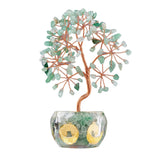 Handmade Natural Stone Money Tree Decor | Exquisite Crystal Bonsai Ornament for Prosperity & Healing | Unique Office & Home Gift #SP1880
