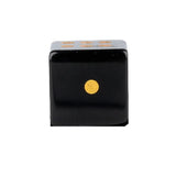 Premium Hand-Cut Crystal Dice with Gold Pips • 16mm Semi-Precious Stone Decorative Dice for Amethyst, Jade, Obsidian, Rose Quartz