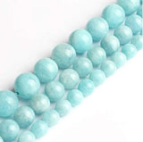 Natural Loose Crystal Beads for Jewelry Making - Polished Round Gemstone Strand