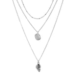 Bohemia Women Gold Laying Necklace Pendant Gold Choker Necklace Vintage Dainty Handmade Necklaces for Women and Girls