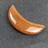 Natural Stone Crescent Moon Healing Crystals Polished Quartz Pocket Palm Stones for Meditation Chakra Balancing Wicca Altar Decor and Crafting