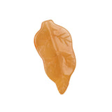Natural Gemstone Leaf Pendants: Carved Crystal Healing Stones for Jewelry Making & Boho Home Decor