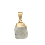 Reiki Healing Faceted Stone Pendant for Making Jewlery
