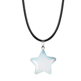 Natural Stone Star Shape Healing Stone Pendant Chakra Crystal Gemstone Charms for Necklace Earring Bracelet Jewelry Making