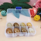20x30mm Egg-Shape Gemstones for Home Decoration Healing Balancing  8PCS In Box