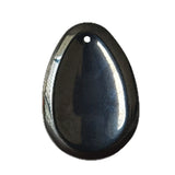 Natural Hematite Water Drop Pendant | Multi-Shape Polished Gemstone for DIY Jewelry Making