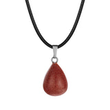 Teardrop Stone Pendants Natural Drop Charms Water-Drop Stone women Necklace for DIY Jewelry Making