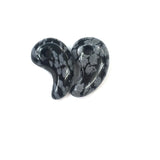 Comma Shape Natural Stone Pendant, Polished Crystal Agate Charms for DIY Necklace Bracelet Jewelry Making