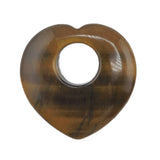 40mm Heart Gemstone Pendant for DIY Necklace Making Gifts