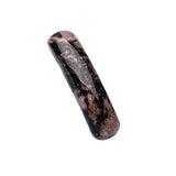 10×36mm Smooth Curve Natural Stone Pendant | Polished Red Jasper Bead for DIY Bracelet & Jewelry Making