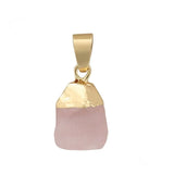 Reiki Healing Faceted Stone Pendant for Making Jewlery