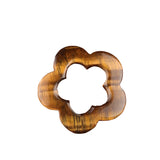 30mm Natural Crystal Hollow Flower Pendant | Hand-Carved Plum Blossom Gemstone for DIY Jewelry