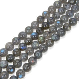 Natural Loose Crystal Beads for Jewelry Making - Polished Round Gemstone Strand