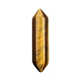 12x55mm Natural Crystal Double Pointed Wand | Hexagonal Quartz Column Prism Pendant | Wholesale Healing Stone Point Charm for DIY Jewelry Making