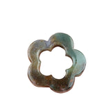 30mm Natural Crystal Hollow Flower Pendant | Hand-Carved Plum Blossom Gemstone for DIY Jewelry