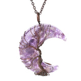 High Quality Natural Bright Sailor Moon Phases Pendant Necklace Long Link Chain Key Shape Weddings Other Featuring Diamond Pearl