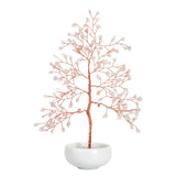 Crystal Gemstone Tree | Feng Shui Money Tree in White Small Bowl Base for Indoor Home Decoration