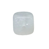 20mm Gemstone Square Incense Holder | Perforated Crystal Base for Sticks & DIY Jewelry
