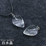 Natural crystal agate Drop Pendant Necklace Natural Stone Pendants Water Drop Shape Mixed Color Crystal Agates Stone Charms