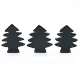 40-42mm Natural Green Aventurine Christmas Tree Carving, Hand-Carved Crystal Decor for Holiday & Home