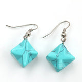 Fashion New Agate Crystal David Star Merkabar Pendulum Necklace Earrings Craft Gemstones For Decoration