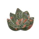 Hand Carved Natural Crystal Maple Leaf Pendant Charms Mixed Assorted Gemstone Pre-Drilled Leaf Beads for DIY Necklace Bracelet Jewelry Making