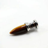 Natural gem crystal bullet head gravel Pendant Random Natural Gemstone Healing Chakra Bullet Charms Semi-Precious Gemstone