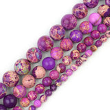 Natural Loose Crystal Beads for Jewelry Making - Polished Round Gemstone Strand