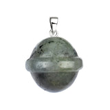 Creative UFO Planet Pendant | 20MM Natural Gemstone Necklace, Multi-Color Healing Crystal Jewelry