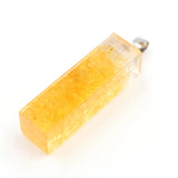 Crystal pendant Amethyst Pendant Crystal gravel square Ladies Fashion Pendant Hexagonal Natural Crystal Quartz Healing