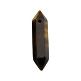 Top Cross-Drilled Crystal Point Beads • Hexagonal Column Natural Gemstone Charms • DIY Handmade Jewelry Crafting Healing Stones
