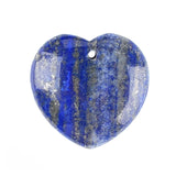 30MM Heart Crystal Gemstone Charms with Hole Punk Style Love Shaped Pendant DIY to Make Necklace & Keychain