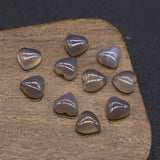 10MM Heart Gemstone Cabochon for Making Jewelry