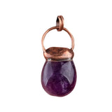 Natural Amethyst Crystal Pendant Collection • Multi-Style Purple Quartz Necklace Charm
