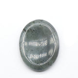 Polished Natural Crystal Oval Worry Stone, Multi Gemstone Thumb Massage Pocket Stone Anxiety Relief Reiki Healing Worry Stone