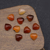 10MM Heart Gemstone Cabochon for Making Jewelry