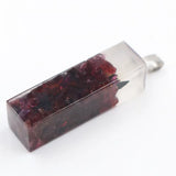 Crystal pendant Amethyst Pendant Crystal gravel square Ladies Fashion Pendant Hexagonal Natural Crystal Quartz Healing