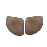 Hand-Polished D-Shape Natural Crystal Cabochons - Premium Fan-Shaped Healing Stones for Wire Wrapping, Inlay, Settings & Grid Decor