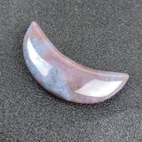 Natural Stone Crescent Moon Healing Crystals Polished Quartz Pocket Palm Stones for Meditation Chakra Balancing Wicca Altar Decor and Crafting