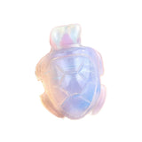 26-28mm Hand-Carved Crystal Turtle Figurine | Natural Gemstone Tortoise Sculpture for Home Decor & Reiki