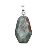 Gemstone Coffin Pendant for Making Jewelry Handmade Craved 19x30mm Halloween Gothic  #SP11378 Crystal Charm